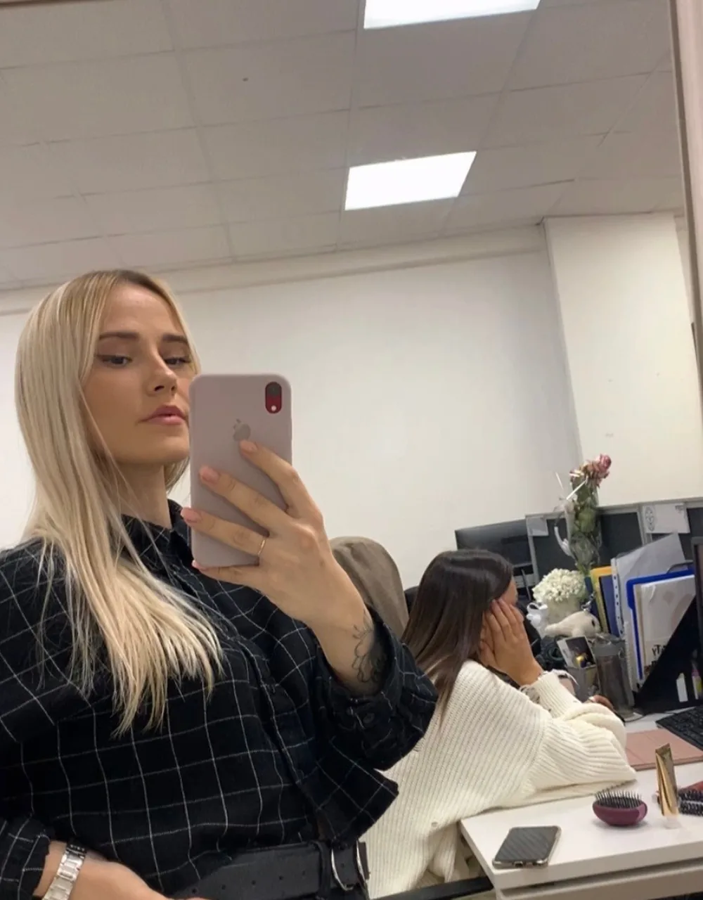 Liliia in an office environment